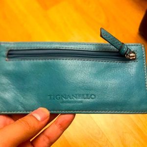 TIGNANELLO WALLET TEAL *authentic